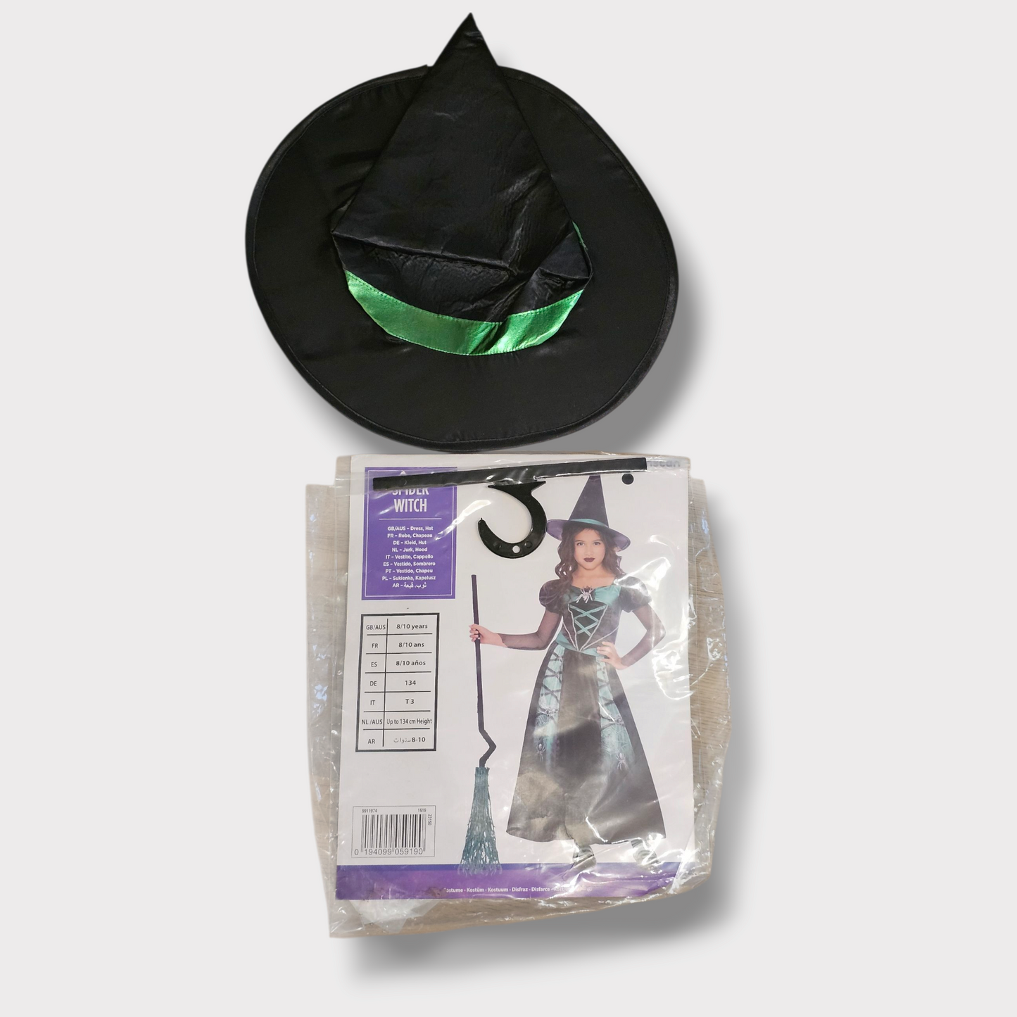 Amscan Spider Witch Costume – Age 8–10 Years – BNWT