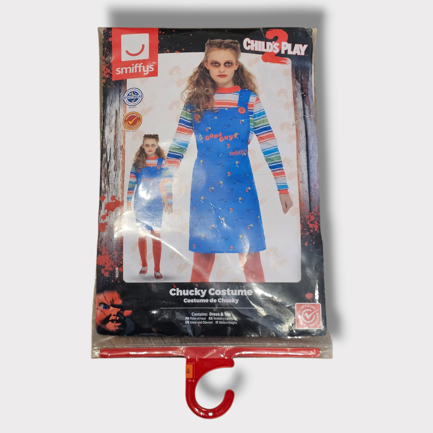 Child’s Play 2 Chucky Costume – Tween Age 12+ – Smiffys – New with Tags