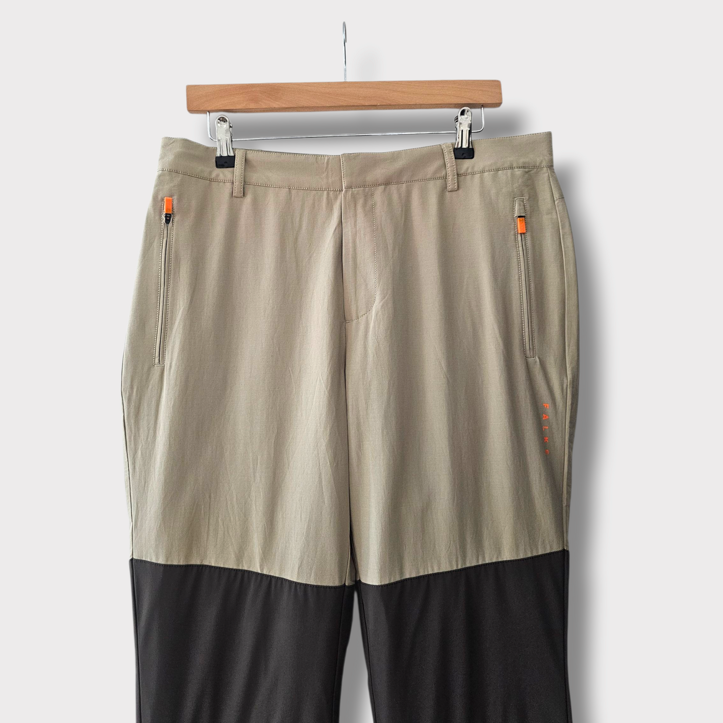 FALKE Men’s Trekking Trousers – Clay Mix – W34 L32 – NWT – RRP £125