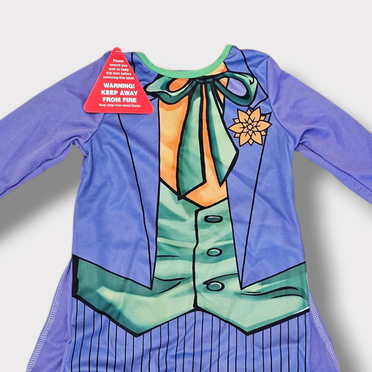 Joker Comic Baby Costume – 12/18 Months – BNWT – DC Amscan