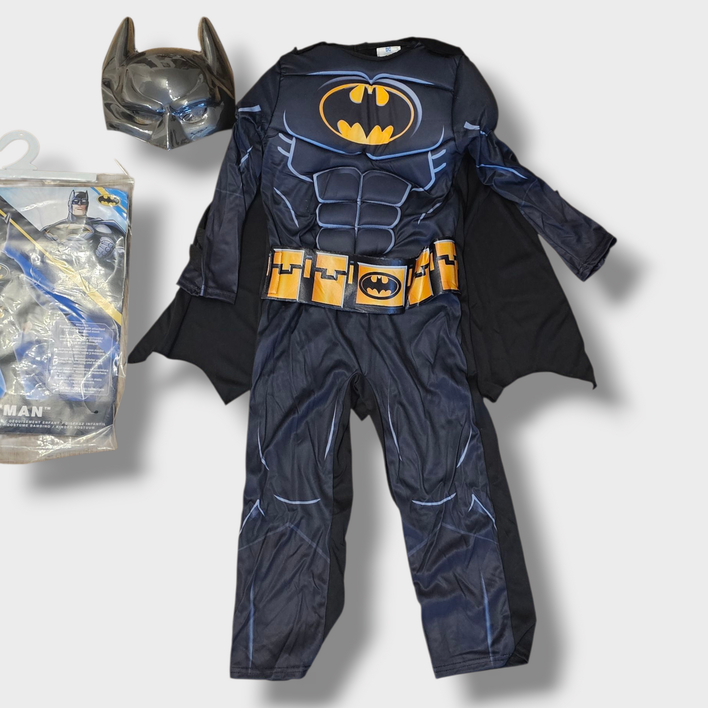 Rubie’s Children’s Batman Costume – Age 5-6, New with Tags