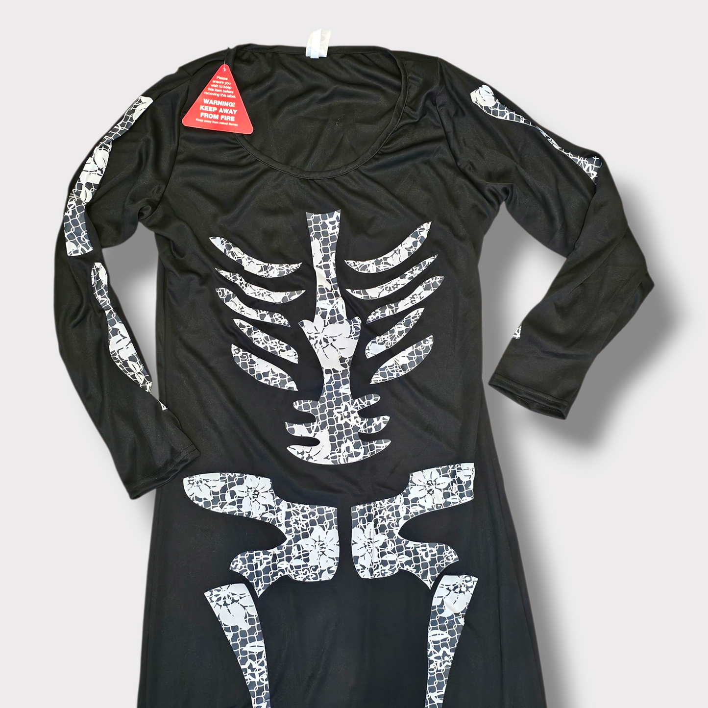 Smiffy's Skeleton Costume – UK 12-14 – Tube Dress – New With Tags