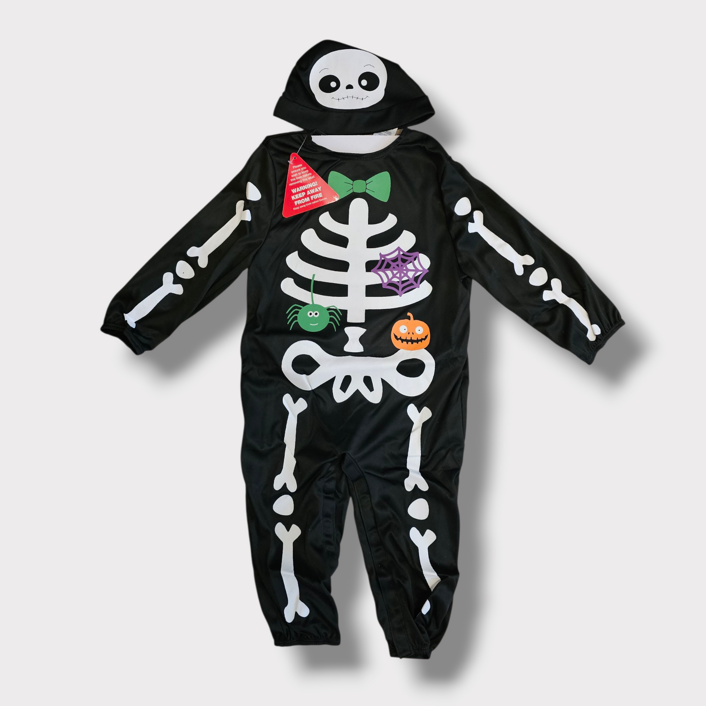 Amscan Mini Bones Toddler Skeleton Costume – Age 2–3 Years – BNWT