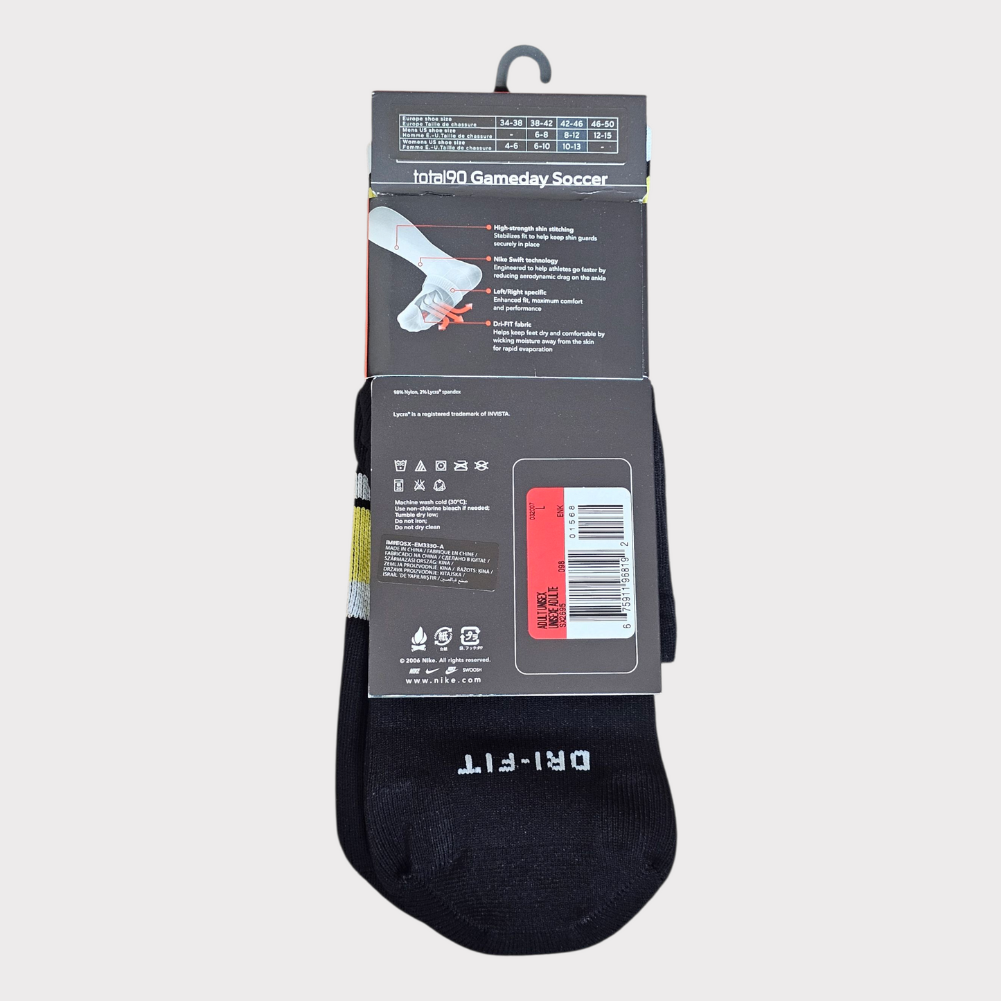 Nike Total90 Gameday Soccer Socks – UK 8–11 – Knee High – New with Tags