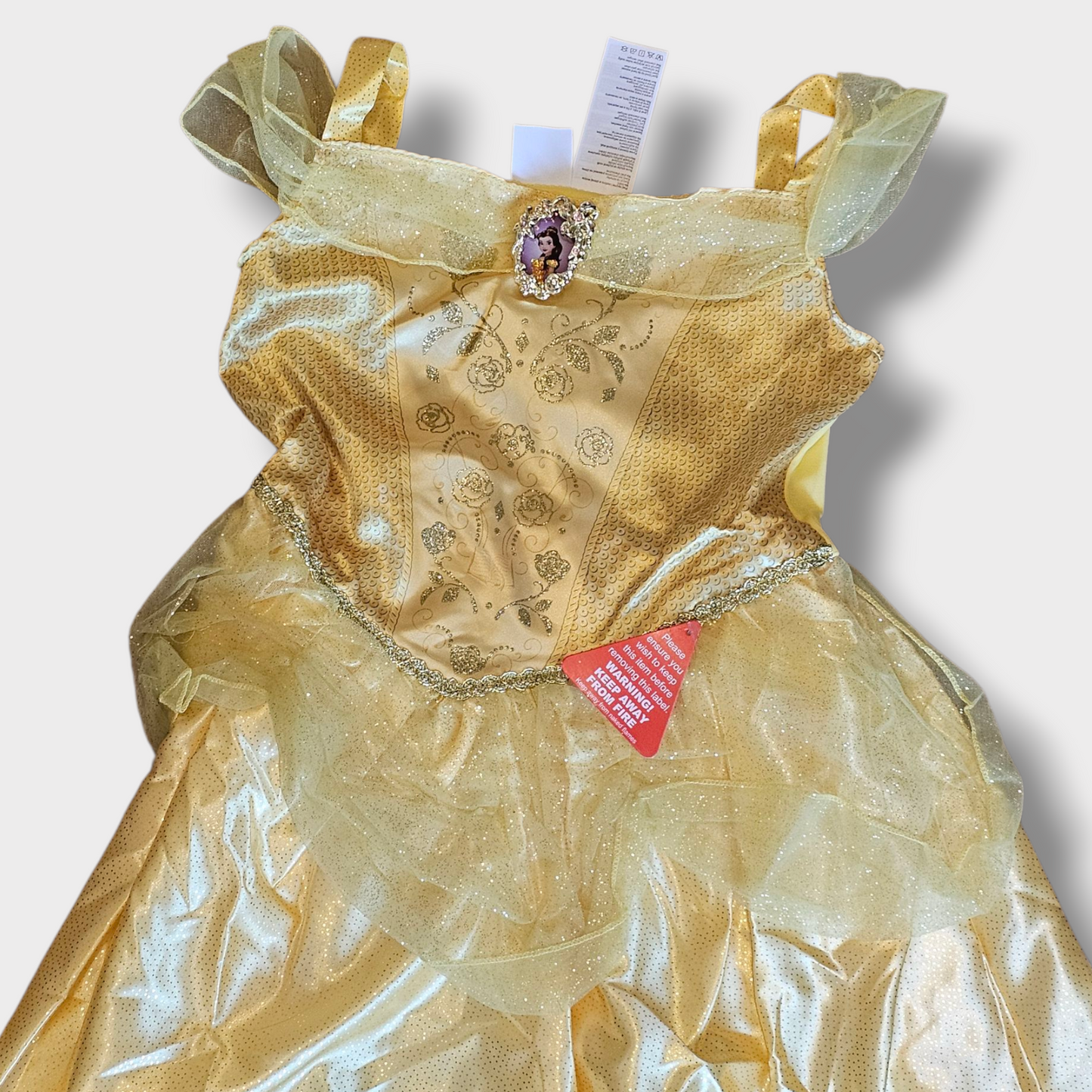 Disney Princess Belle Costume – Age 7-8 Years, Disguise, New with Tags