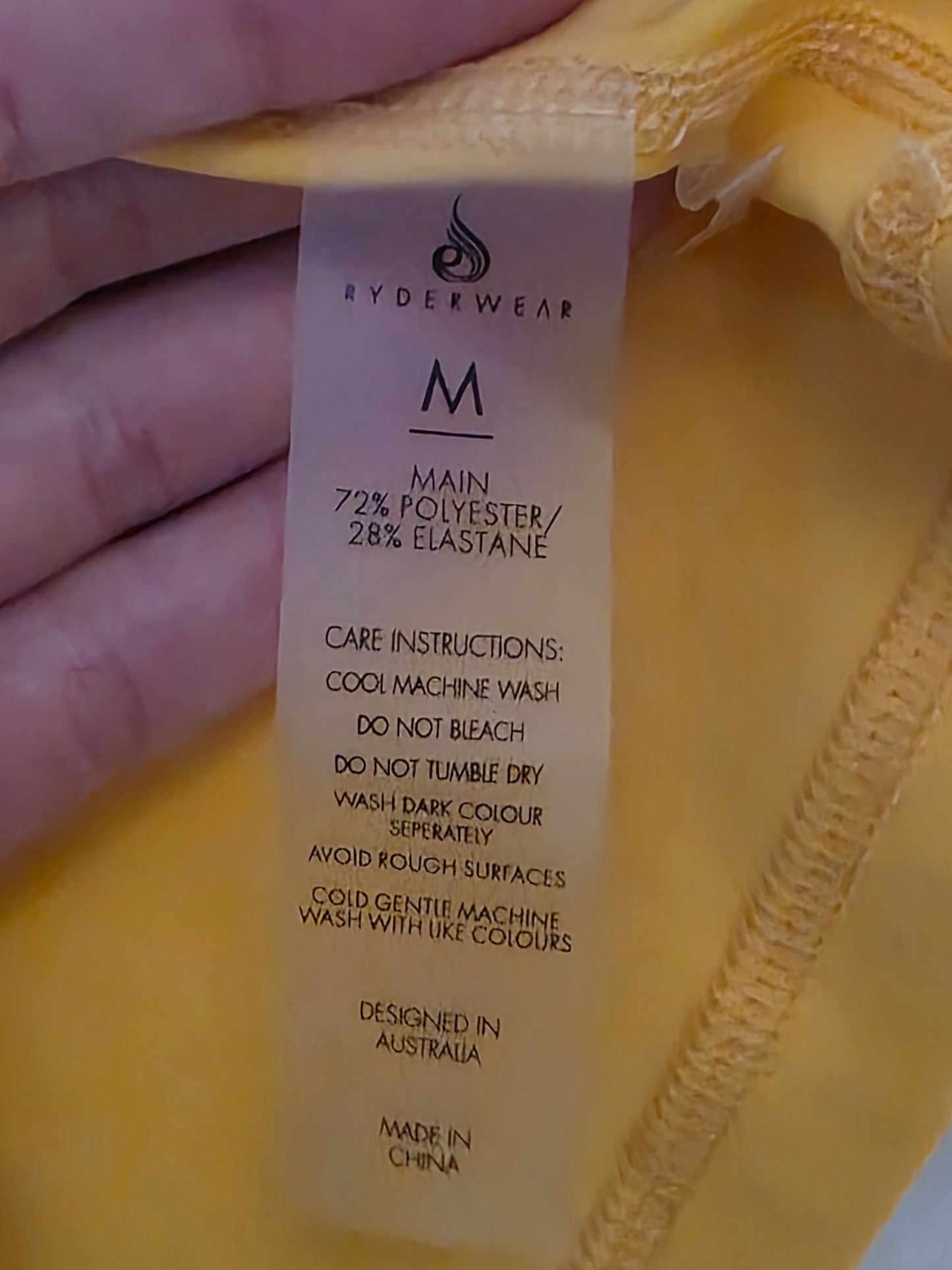 Ryderwear Size Medium Casual Activewear Racerback Top