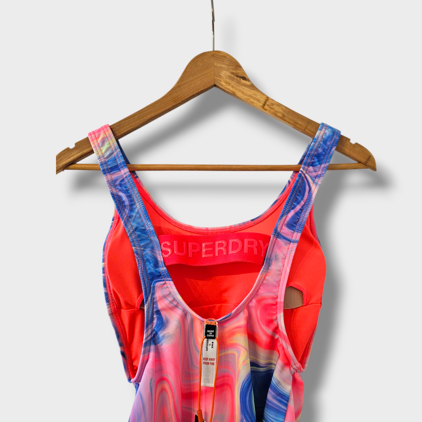 Superdry Tie-Dye One-Piece Swimsuit – UK 6 – New with Tags