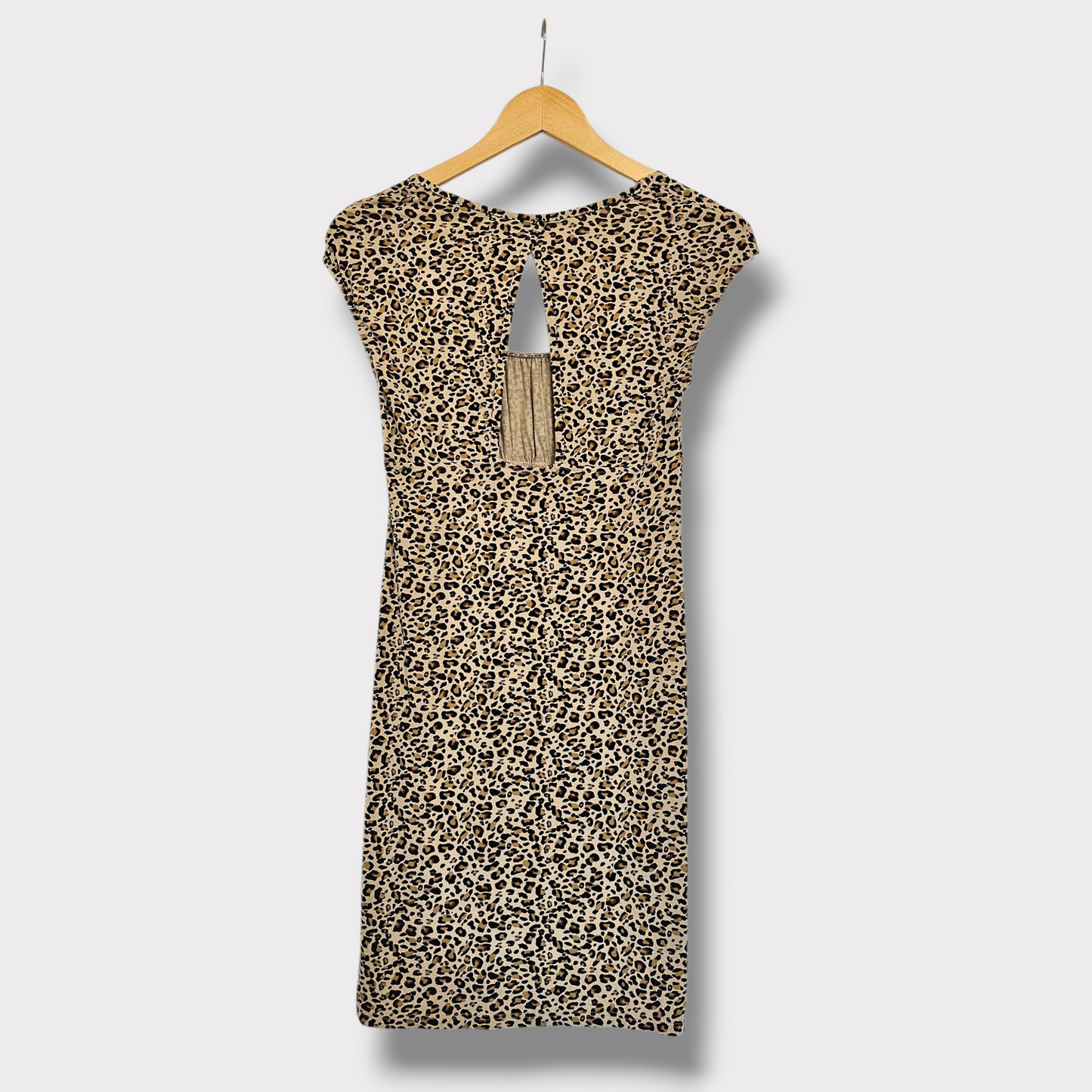 Topshop Leopard Print Bodycon Dress – UK 8