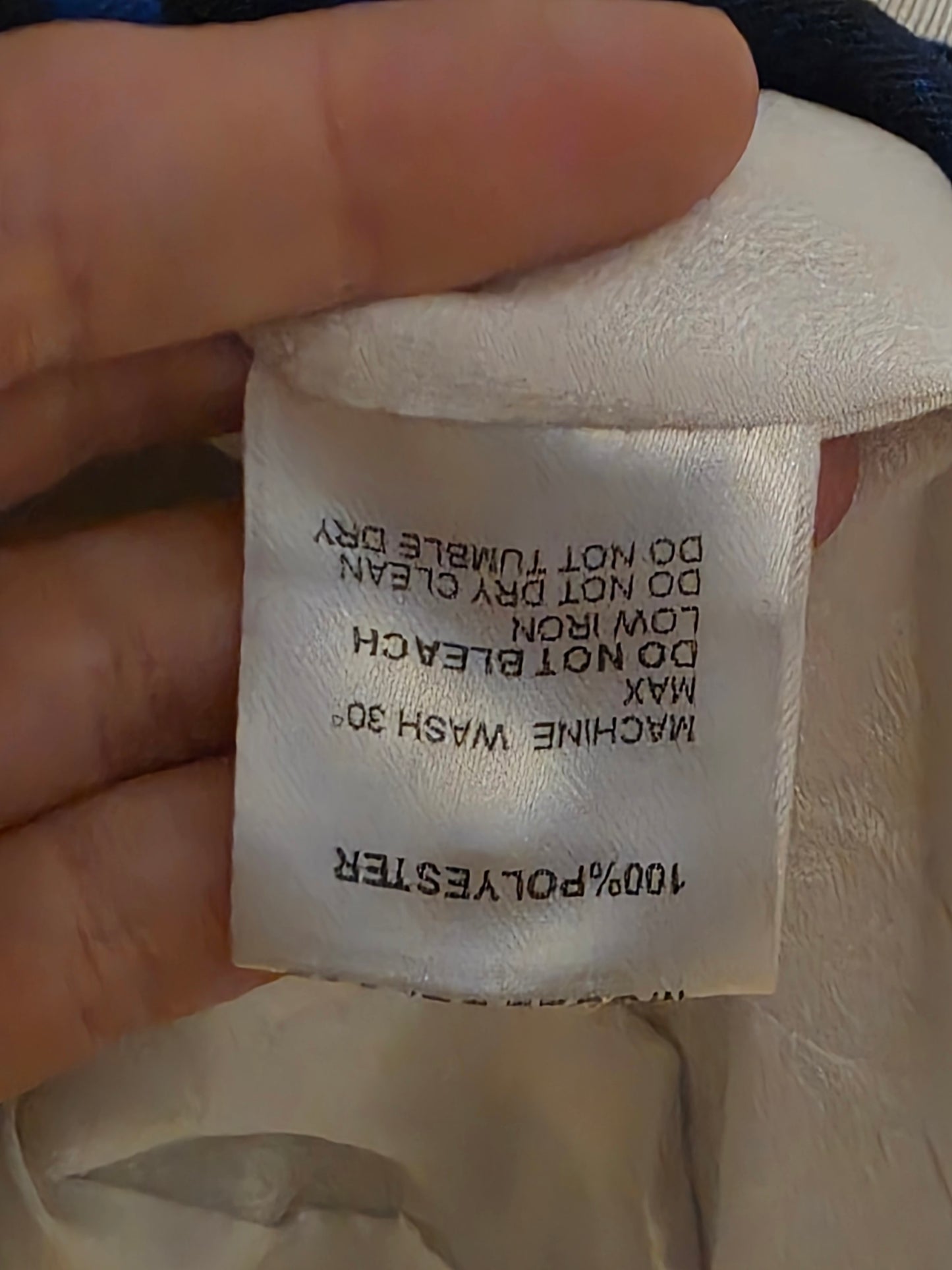 Vera & Lucy Occasional White & Blue Floral Dress Size Small