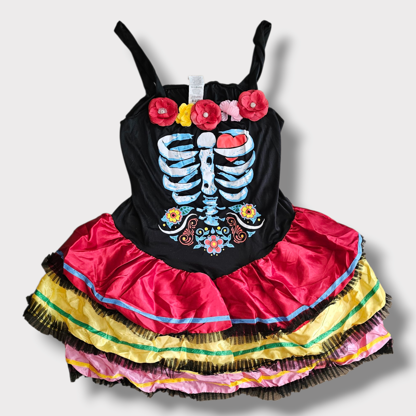 Smiffy's Voodoo Soirée Senorita Muerta Dress – Size XL (UK 16–20) – BNWT