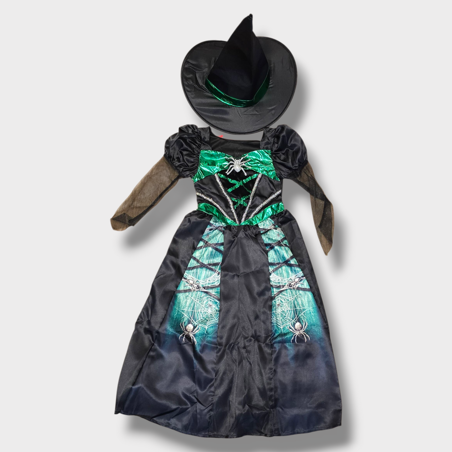Spider Witch Costume – Age 4-6 – New with Tags - Polyester