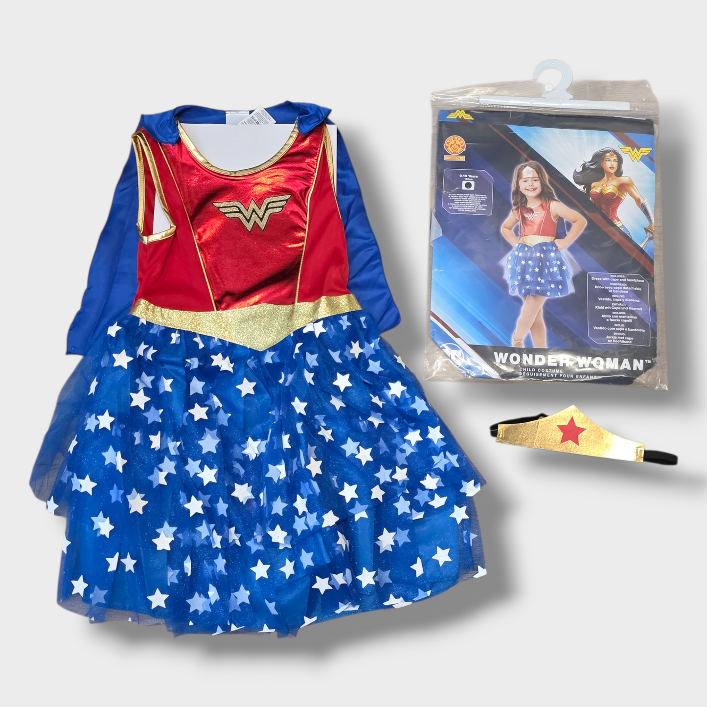 Rubies Wonder Woman Costume – Age 9-10 Years, New with Tags