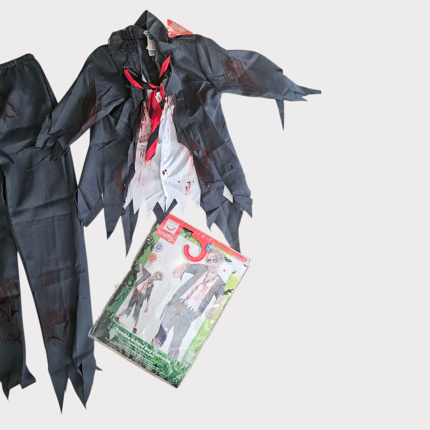Smiffys Zombie School Boy Costume – Age 10–12 – New with Tags