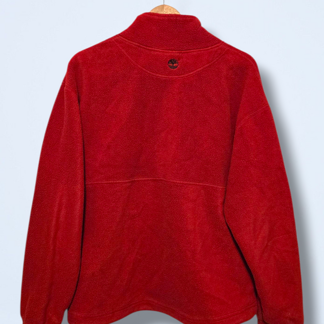 Red ¼ Zipped 1996 Vintage Men’s Fleece Size Medium