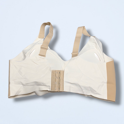New Seamless Support Bra – Beige – 4XL – Hidden Support – Hook & Eye