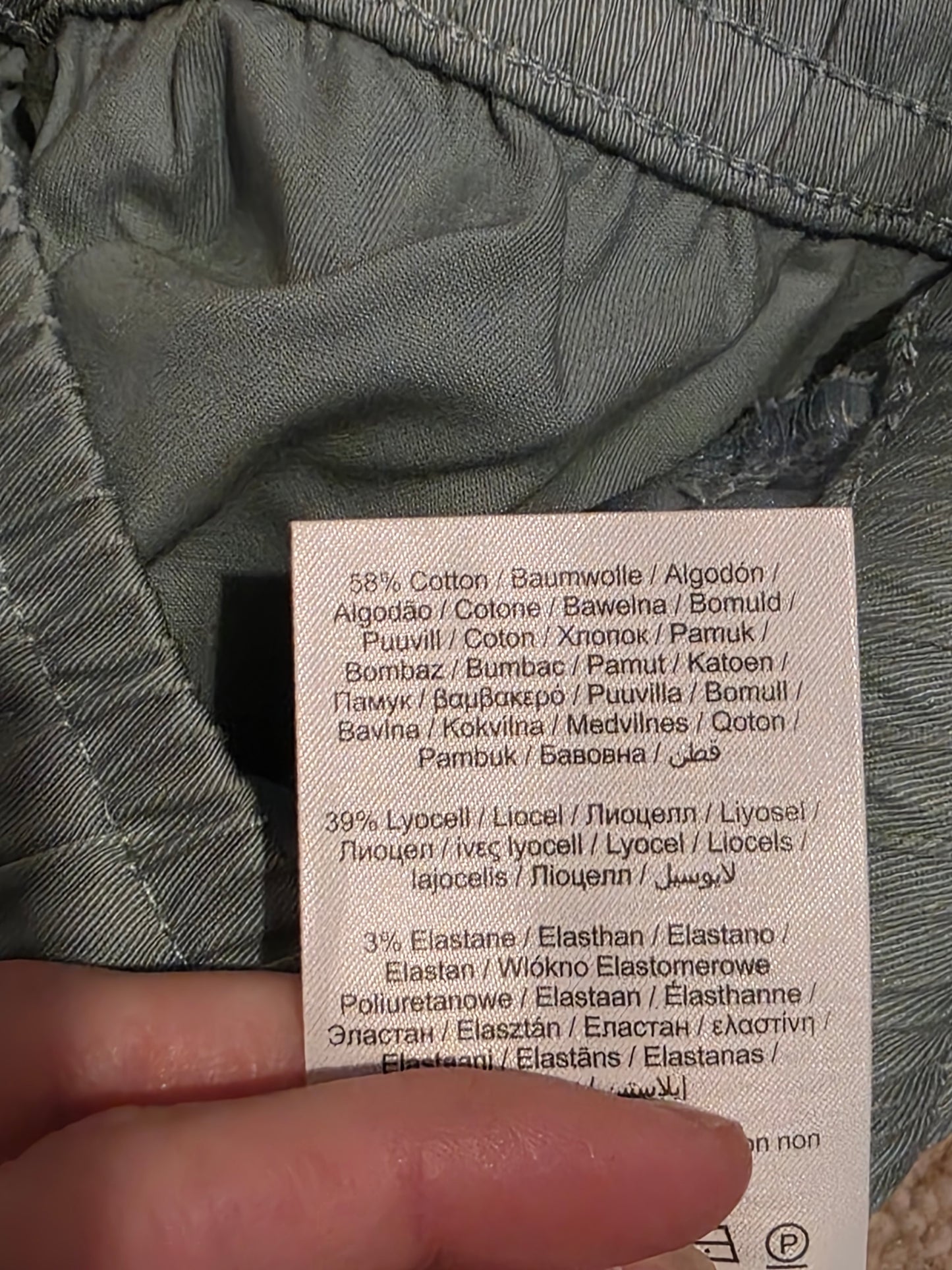 JJXX New Pull On Drawstring Waist Trousers Size Large