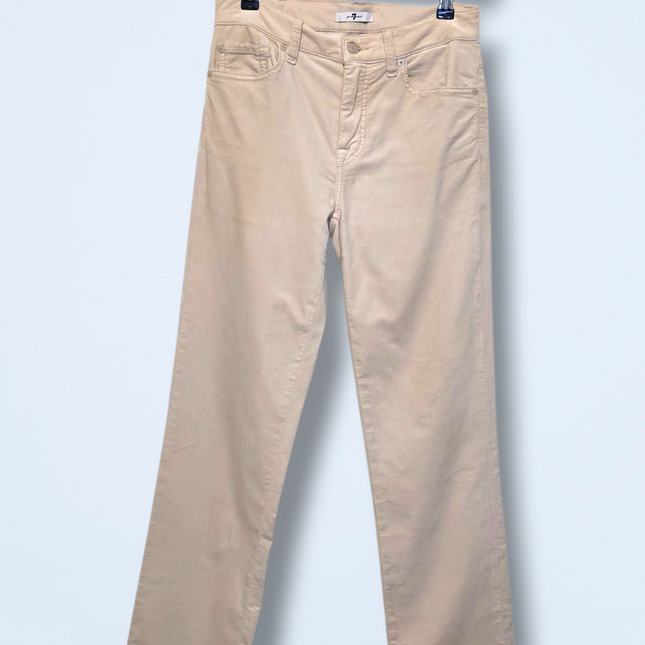 7 For All Mankind - W27 – Soft-touch Beige Trousers / Jeans