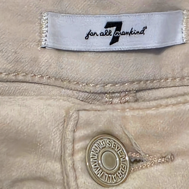 7 For All Mankind - W27 – Soft-touch Beige Trousers / Jeans