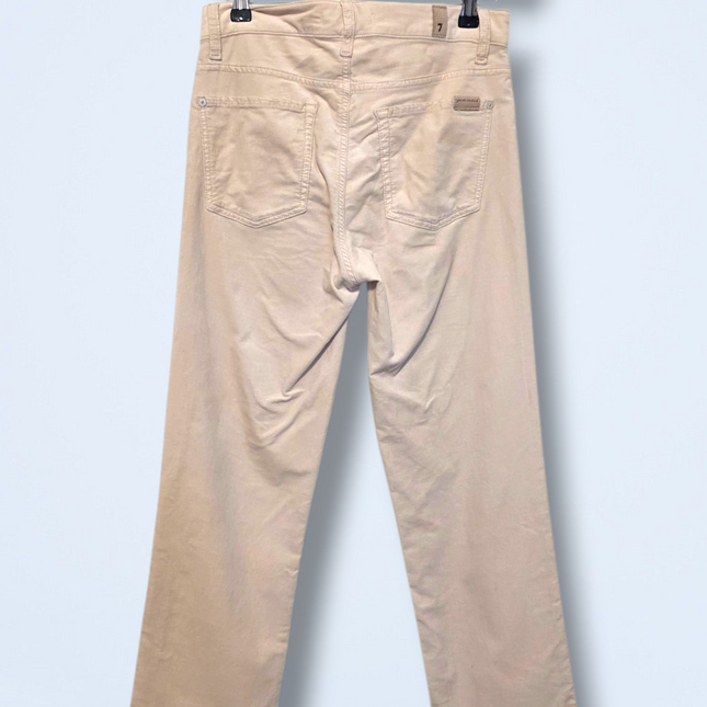 7 For All Mankind - W27 – Soft-touch Beige Trousers / Jeans