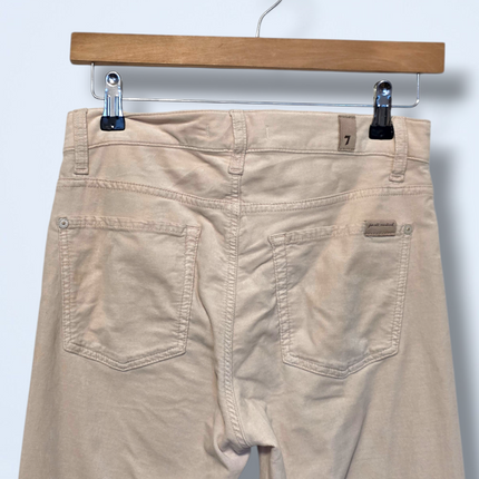 7 For All Mankind - W27 – Soft-touch Beige Trousers / Jeans