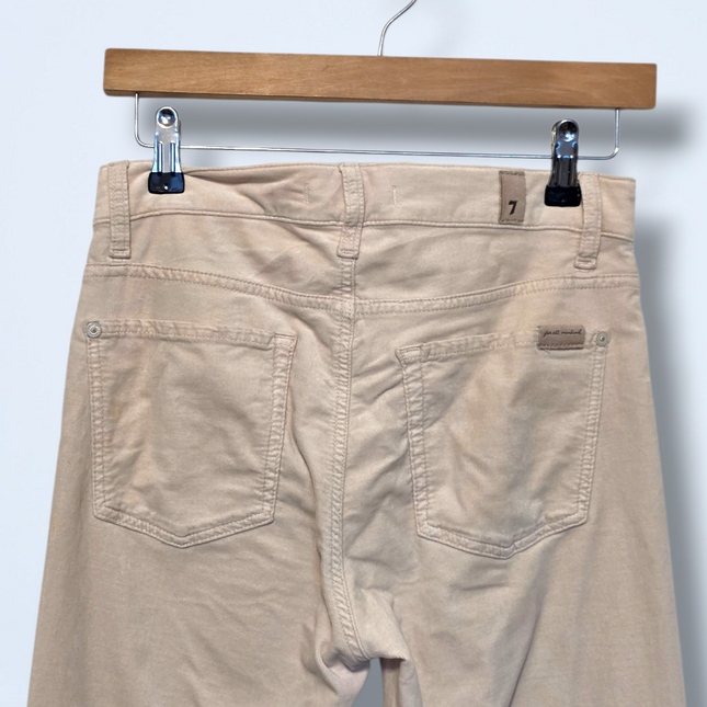 7 For All Mankind - W27 – Soft-touch Beige Trousers / Jeans