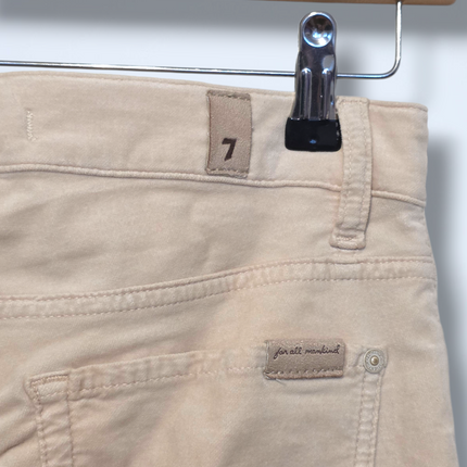 7 For All Mankind - W27 – Soft-touch Beige Trousers / Jeans