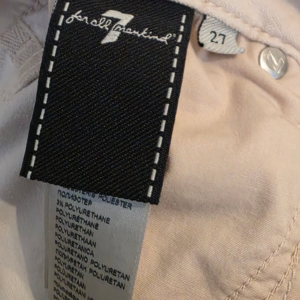 7 For All Mankind - W27 – Soft-touch Beige Trousers / Jeans