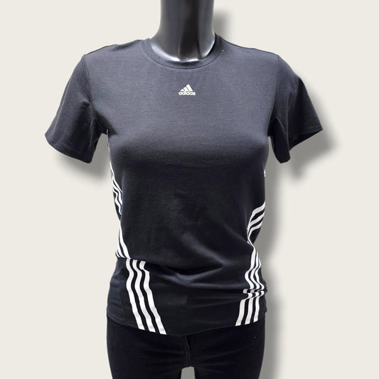 Adidas Aeroready Black & White T-Shirt 2XS New