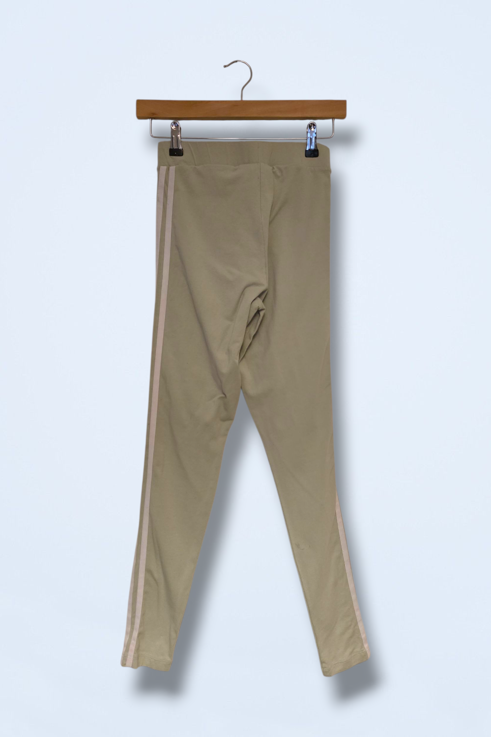 Adidas Mint & Khaki Two Pairs of Leggings Size Small Cotton