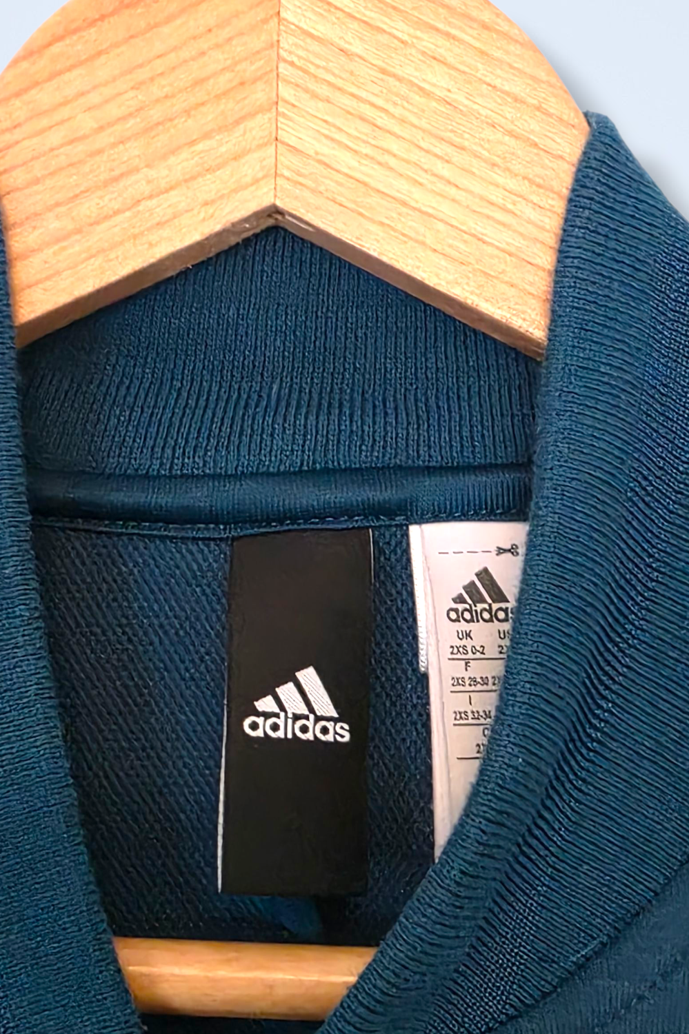 Adidas Teal Hidden Zip Snap Button Jacket Size XXS
