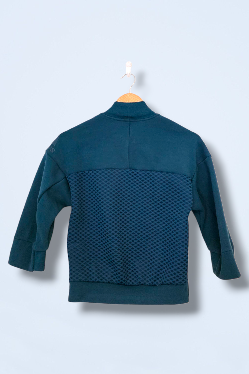 Adidas Teal Hidden Zip Snap Button Jacket Size XXS