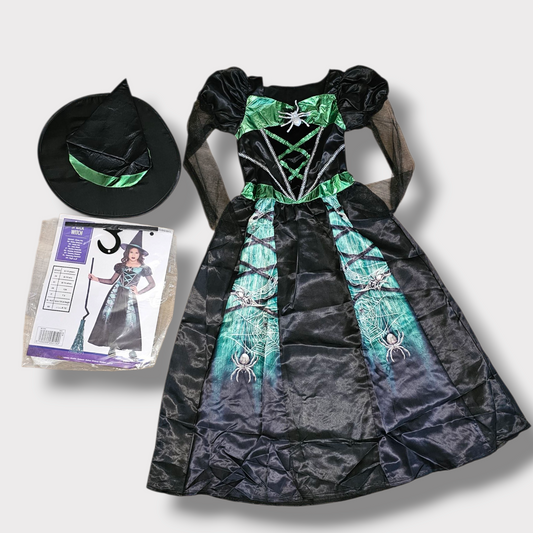 Amscan Spider Witch Costume – Age 8–10 Years – BNWT