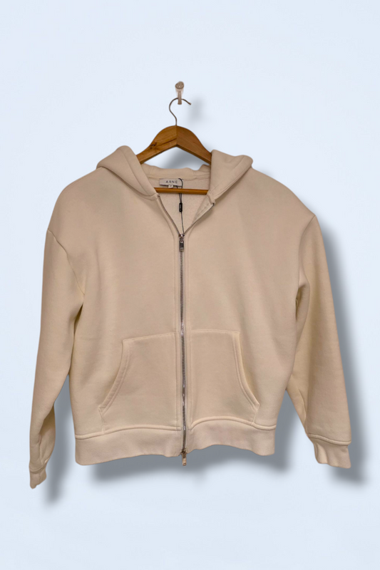 Arne Relaxed Fit Sweater in Ecru Size Small