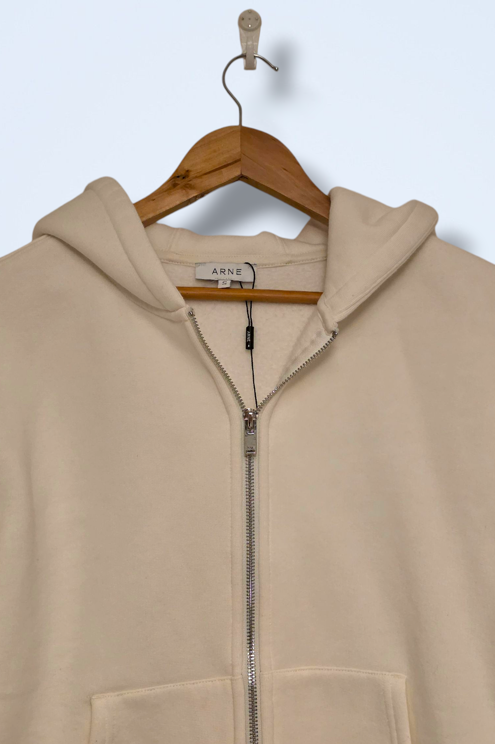 Arne Relaxed Fit Sweater in Ecru Size Small