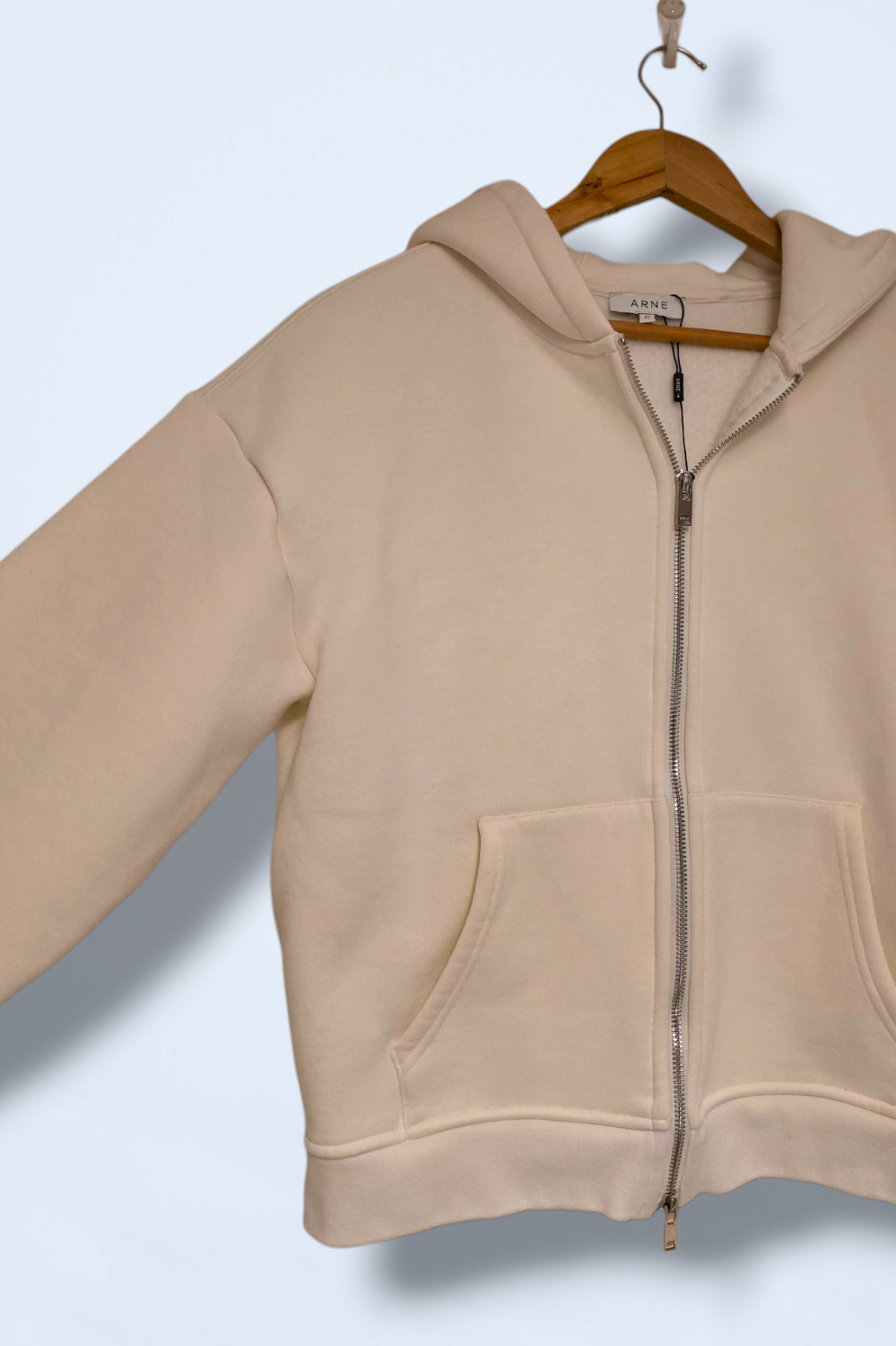 Arne Relaxed Fit Sweater in Ecru Size Small