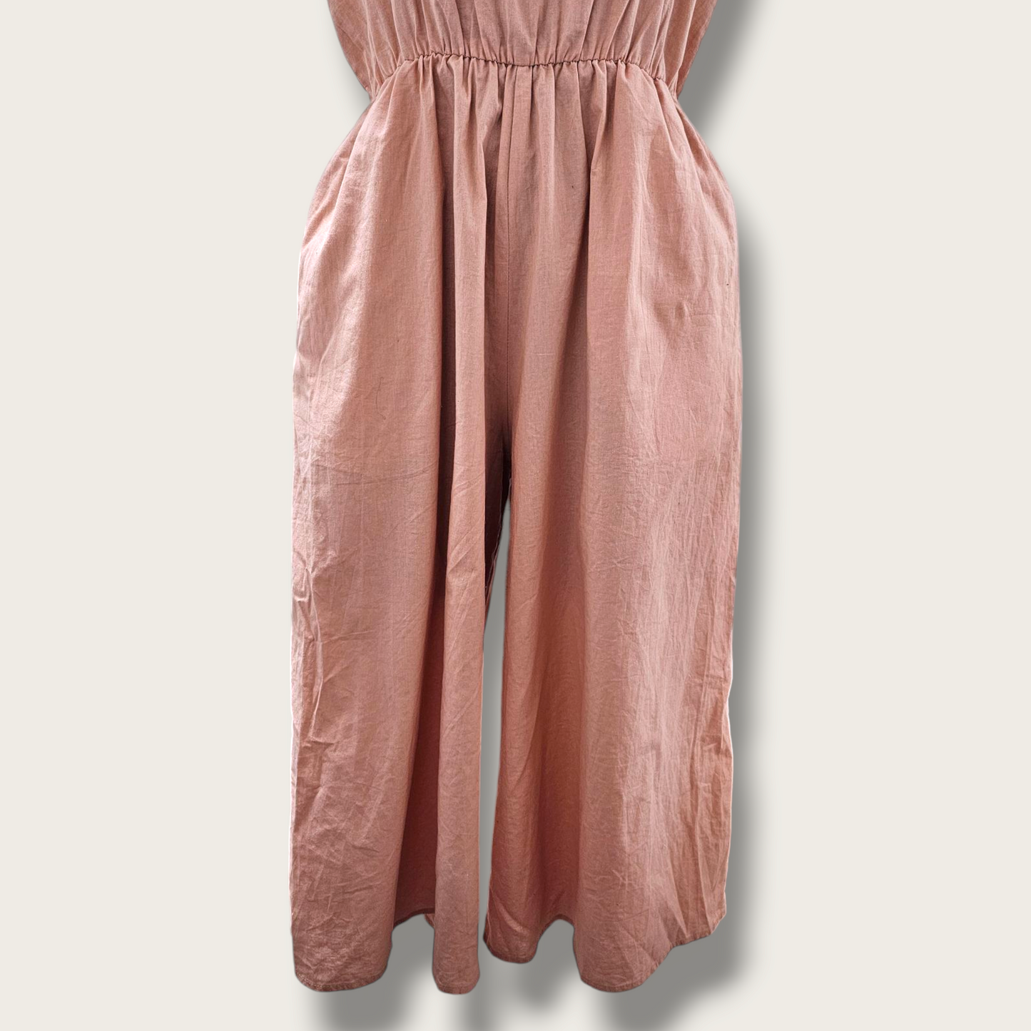 Pink Asos UK 10 Wide-leg Strapless Jumpsuit