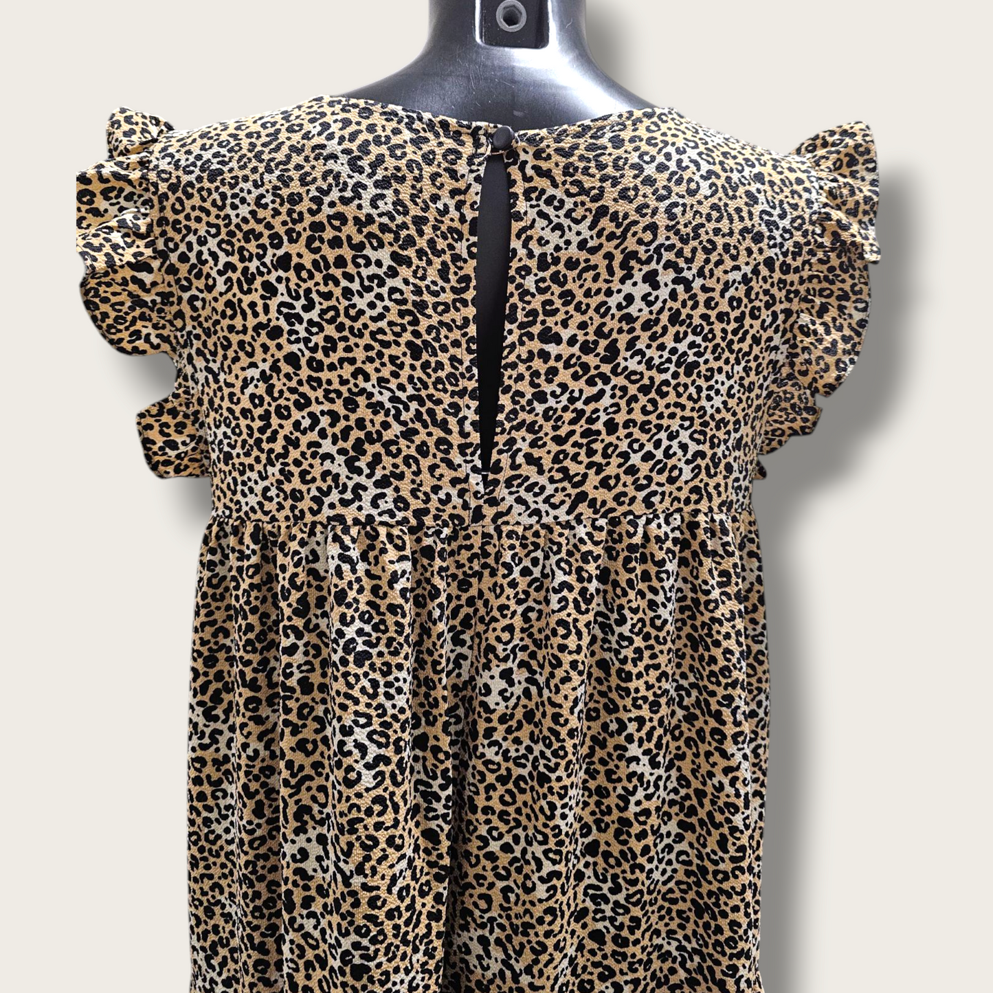 Asos Leopard Print Tea Smock Dress UK 12