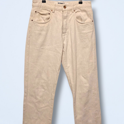 Aspesi – Cream Cotton Denim Jeans – Size W26 / UK 8