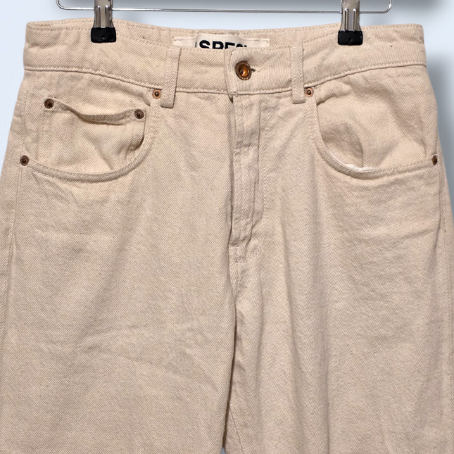 Aspesi – Cream Cotton Denim Jeans – Size W26 / UK 8