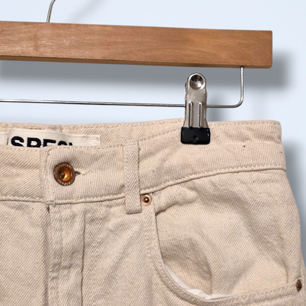 Aspesi – Cream Cotton Denim Jeans – Size W26 / UK 8