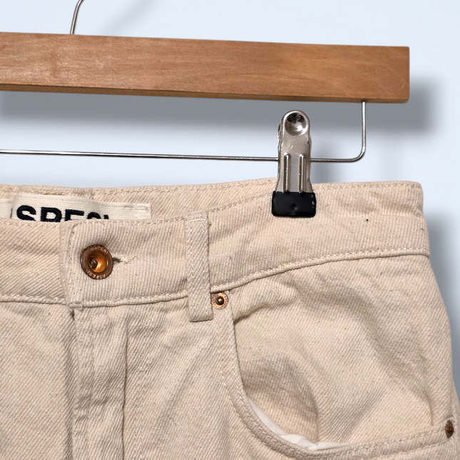 Aspesi – Cream Cotton Denim Jeans – Size W26 / UK 8