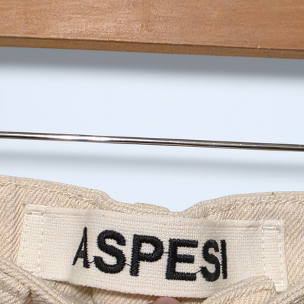 Aspesi – Cream Cotton Denim Jeans – Size W26 / UK 8