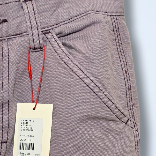 BDG Purple Carpenter Mid Rise Relaxed Straight Jeans W27 L32