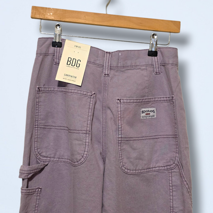 BDG Purple Carpenter Mid Rise Relaxed Straight Jeans W27 L32