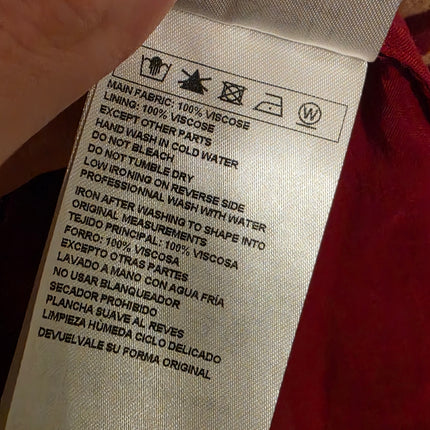 Ba&sh Size 8 Long-sleeved Printed Ruffled Blouse Viscose