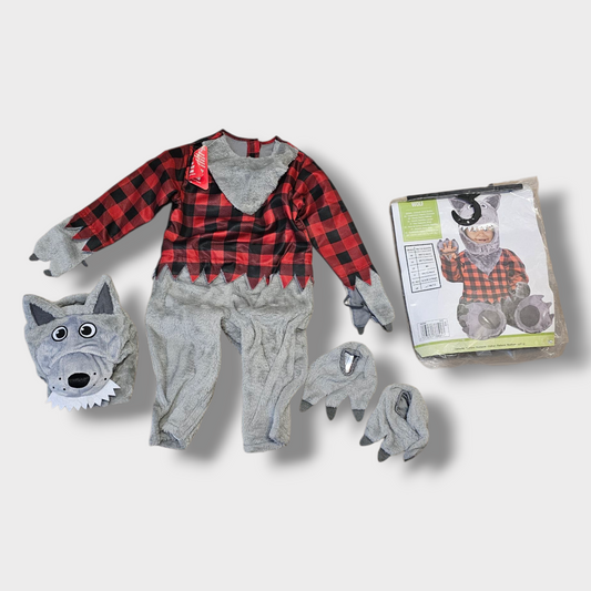 Amscan Baby Wolf Costume – Age 6-12 Months, New with Tags