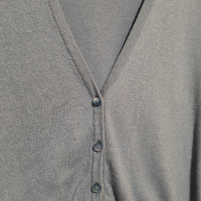 Boden – Long-sleeved Cropped Cardigan – V-Neck – Size UK 14