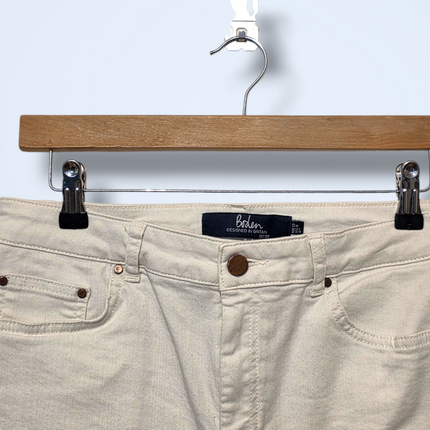 Boden – White Denim 6” Shorts – UK 12 – Salcombe Shorts