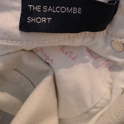 Boden – White Denim 6” Shorts – UK 12 – Salcombe Shorts