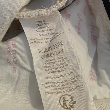 Boden – White Denim 6” Shorts – UK 12 – Salcombe Shorts